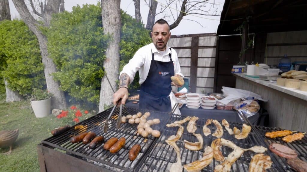 Lo Mejor de Nuestra Feria de Proveedores en Finca La Ribera 4 Foto de barbacoa en directo a manos de InBodas en Finca La Ribera en nuestra Feria de Proveedores
